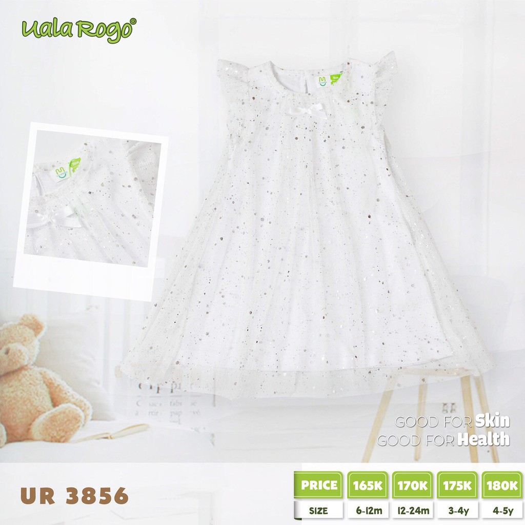 [CHÍNH HÃNG] Váy cánh tiên cotton bé gái UR3856 Uala Rogo