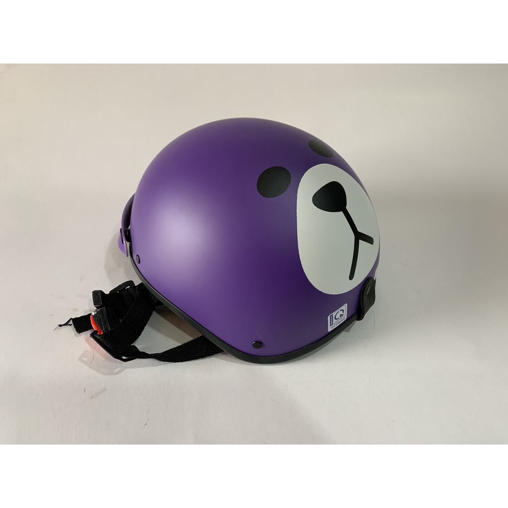 MŨ BẢO HIỂM NỮA ĐẦU GẤU TÍM-BẢO HÀNH 12 THÁNG