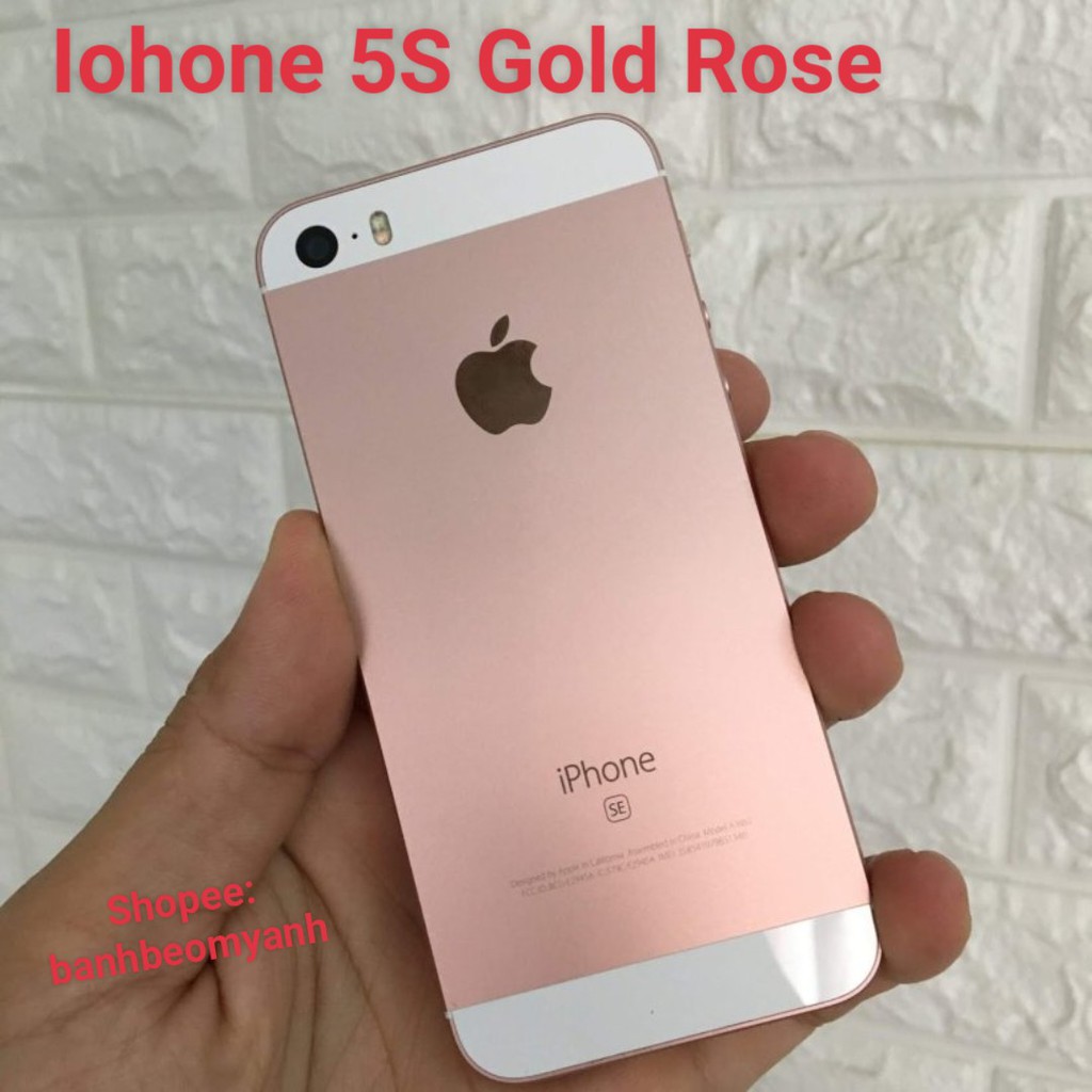 Điện thoại iphone 5S Quốc Tế màu gold rose ( Hồng ) cực đẹp / ship cod toàn Quốc