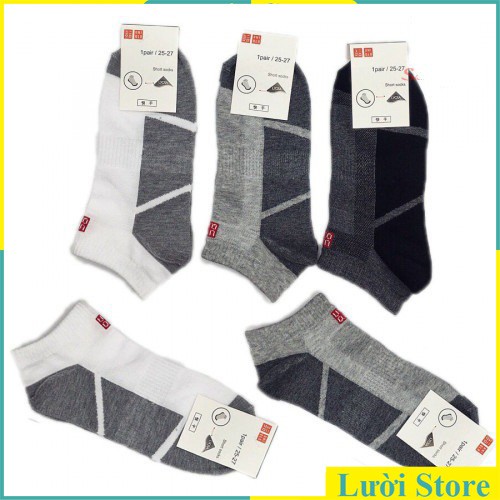 Combo 10 Đôi Tất Nam Kháng Khuẩn Uni