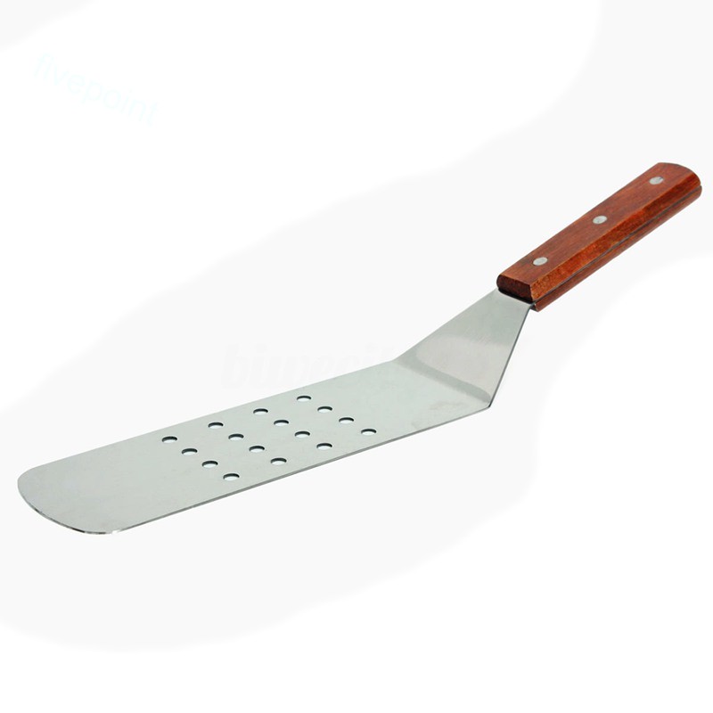 Kitchen Barbecue BBQ Grill Spatula Stainless Steel Scraper Tools