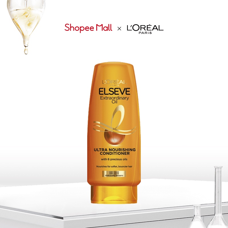 Dầu xả Dưỡng tóc suôn mượt Elseve Extraordinary Oil Ultra-Nourishing Conditioner L’Oréal Paris 280 ml