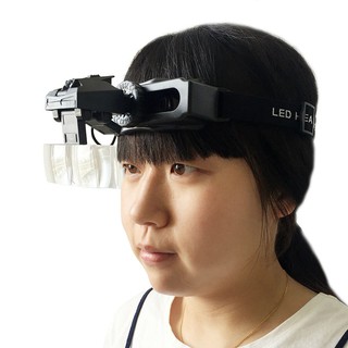 Kính lúp đeo đầu có đèn 9892E