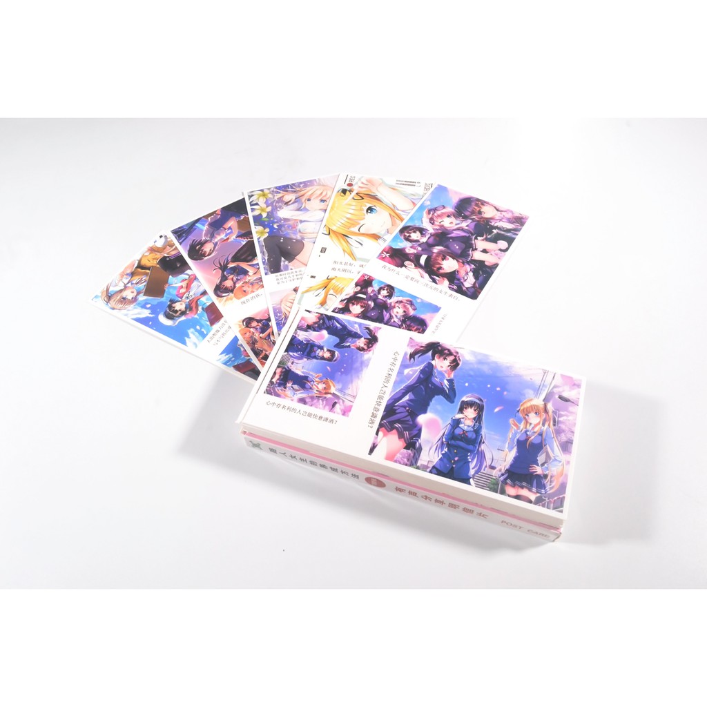 Hộp Postcard, Bưu thiếp Anime - Saekano 19x9.5cm [AAM] [PGN22]