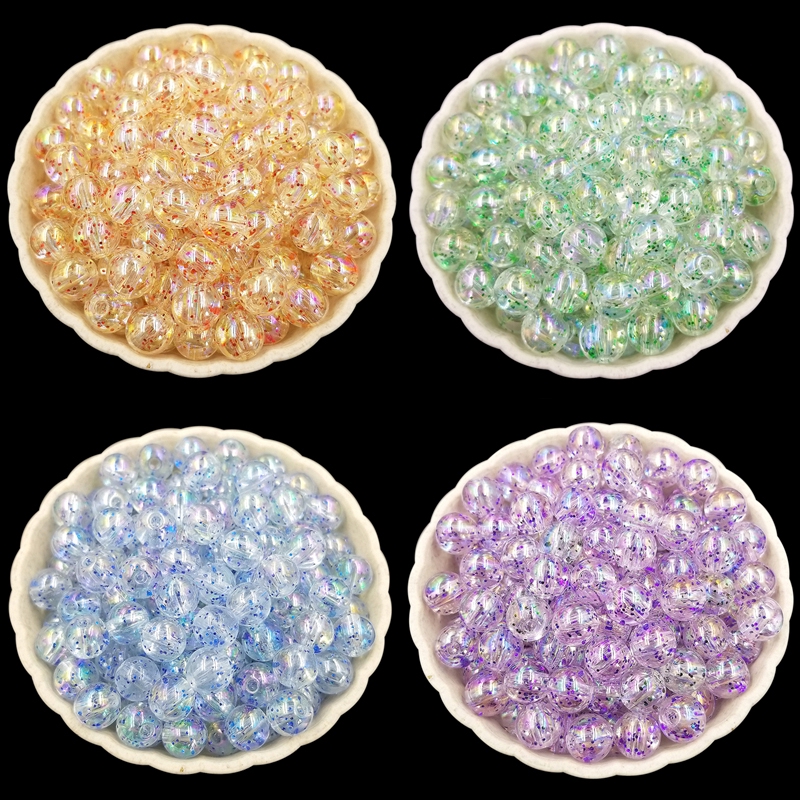 Bộ 50 Hạt Nhựa Acrylic Hình Ngôi Sao Màu Trong Suốt Dùng Làm Vòng Tay/Vòng cổ | BigBuy360 - bigbuy360.vn