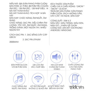 Đàn Piano Phím Cuộn Cao Cấp - SUPERDECOR