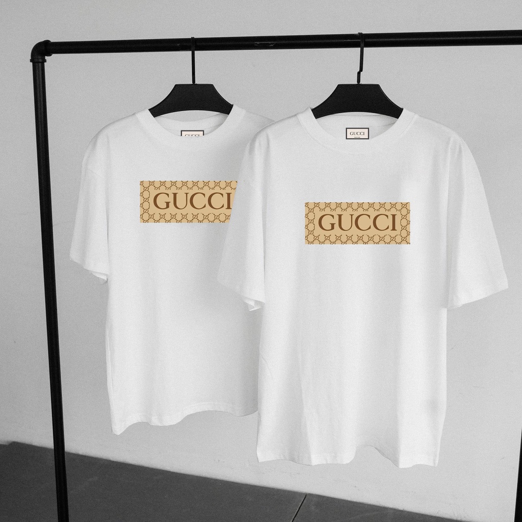 Áo thun tay lỡ Unisex GC Vàng,áo thun nam nữ AST