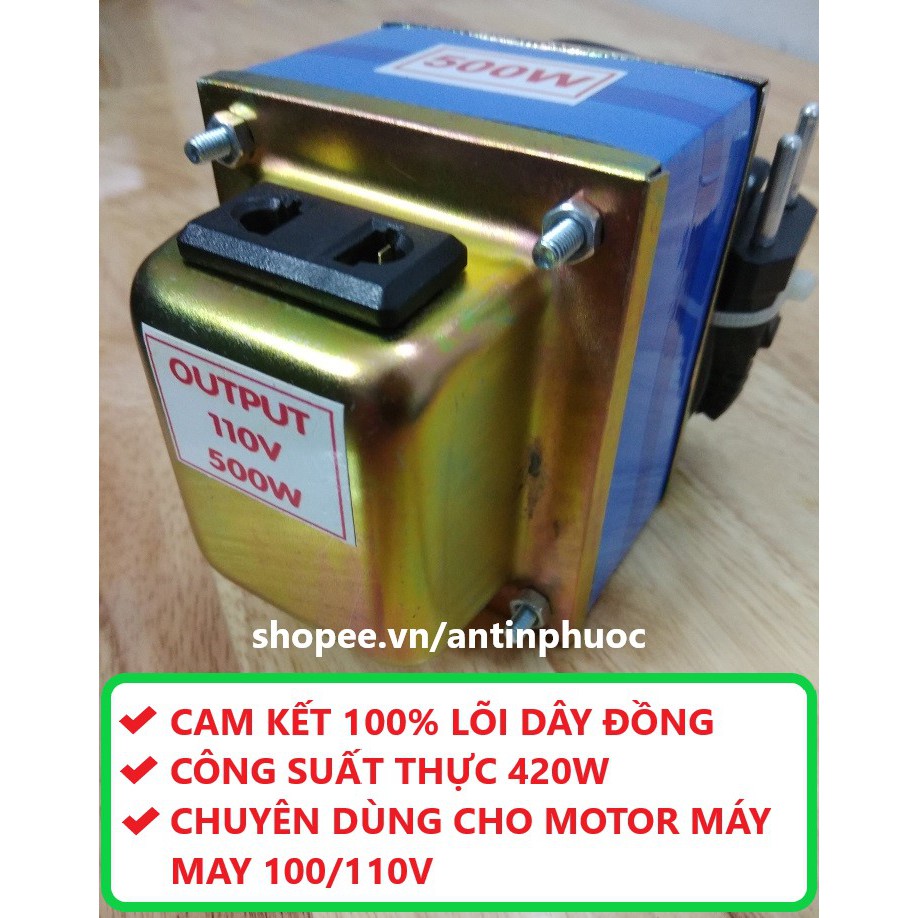 Biến áp dây đồng 110v , biến áp đổi nguồn 220v -100/110v