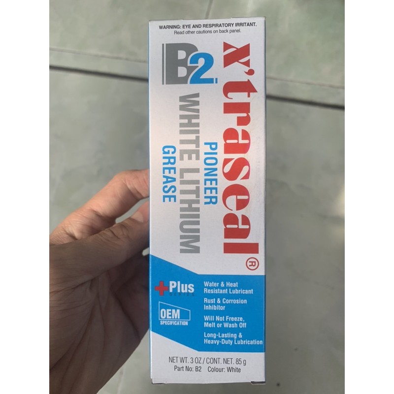 Mỡ trắng bôi trơn Lithium X’traseal B2 85gr