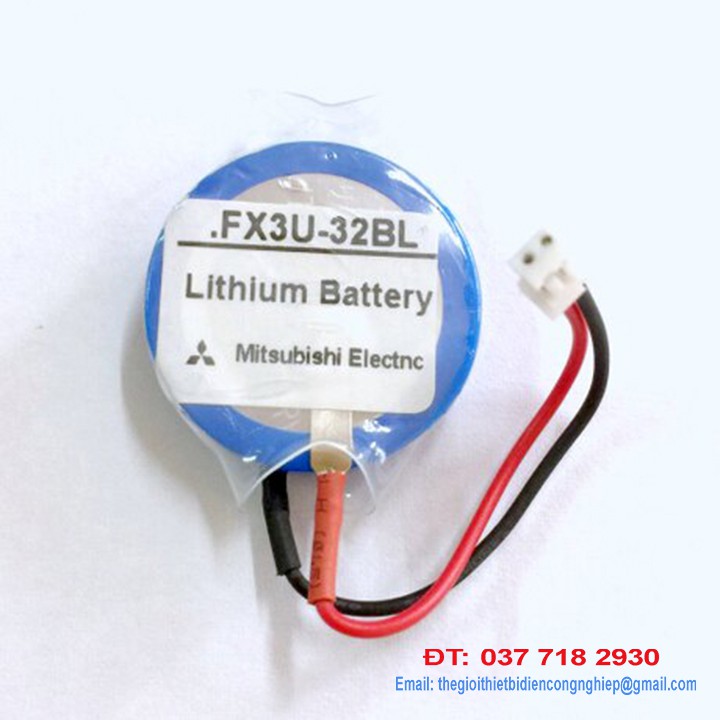 Pin PLC Mitsubishi FX3U-32BL – CR2450HR cho PLC FX3U,FX3G Mitsubishi, màn hình HMI Mitsubishi - Pin Maxell CR2450HR Mits
