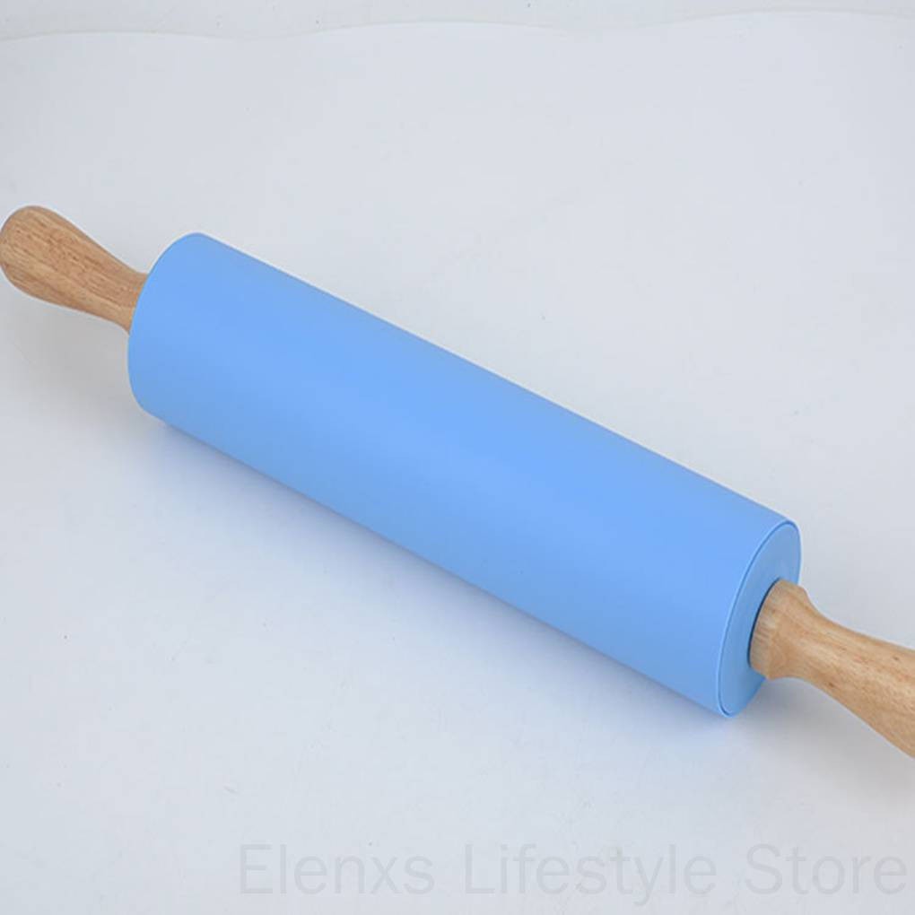 Cây Lăn Bột Cán Gỗ Bằng Silicon