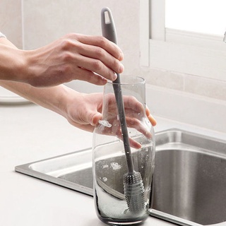 CỌ RỬA CỐC CHÉN SILICON CÁN DÀI