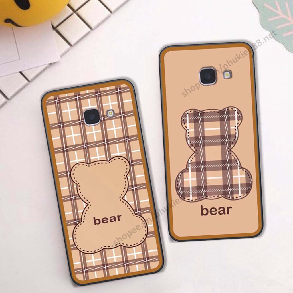 Ốp lưng Samsung J5 Prime ốp điện thoại LineBear, bé tóc xù, hoa siêu đẹp