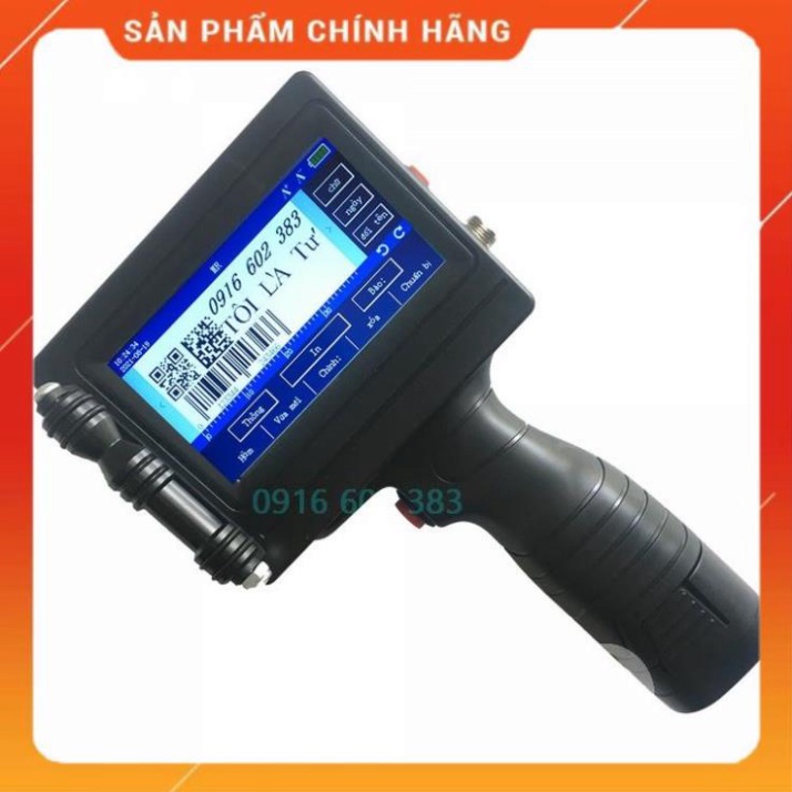 Máy in date cầm tay giá rẻ,Màn hình cảm ứng bảo hành 12 tháng, có ngôn ngữ tiếng Việt