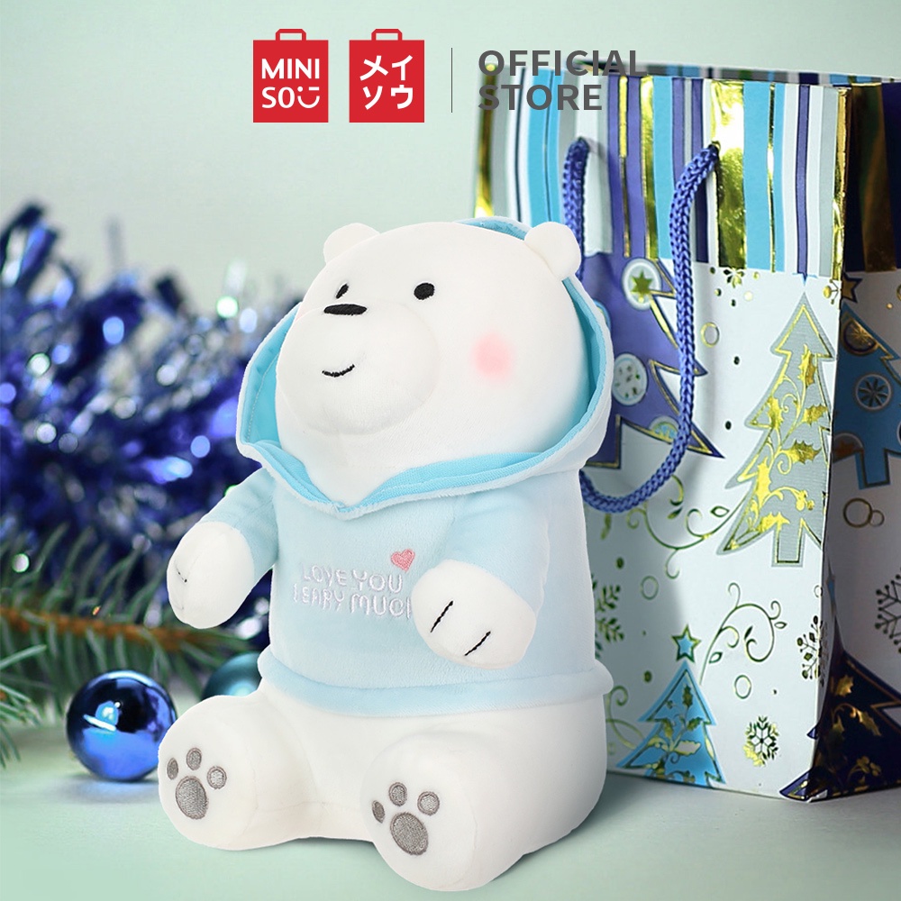 [Mã LIFEXANH03 giảm 10% đơn 500K] Đồ Chơi Áo Len Dễ Thương We Bare Bears Miniso