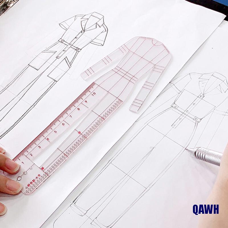 Thước vẽ dáng người chuyên dụng trong thiết kế thời trang (QAWH)