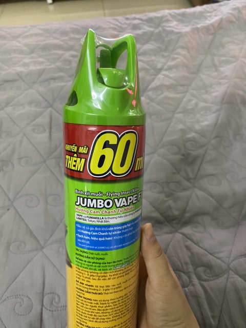 Xit muổi Jumbo hương cam chanh