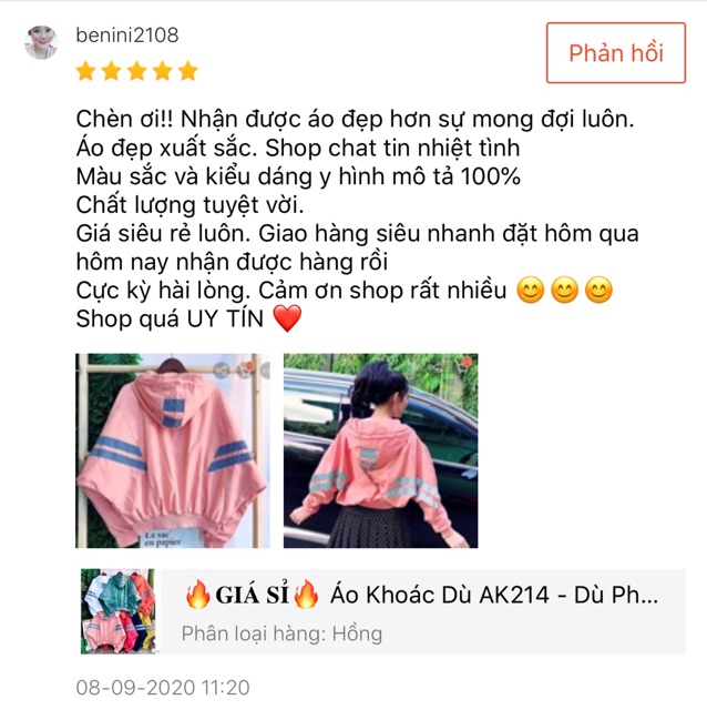 Áo Khoác Dù Nữ Hàng Quảng Châu Form Rộng Cánh Dơi Jackets Gió Nữ Viền 2 SỌC PHẢN QUANG - AK2214