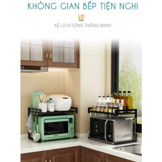 Kệ Lò Vi Sóng, Nồi Cơm Điện ⚡ĐA NĂNG, KHUNG THÉP SƠN TĨNH ĐIỆN ⚡ kệ chắc chắn, chịu lực tốt | BigBuy360 - bigbuy360.vn