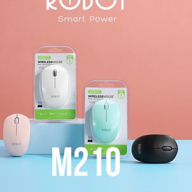 Chuột Quang Không Dây M210 2.4g 1600dpi Màu Xanh Lá | BigBuy360 - bigbuy360.vn