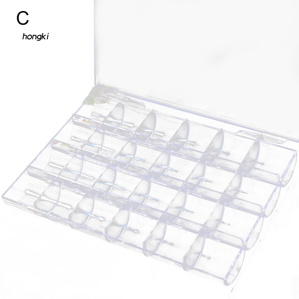 Hộp Trong Suốt Đựng Hạt Trang Trí Móng Tay / Vòng cổ Tiện Dụng