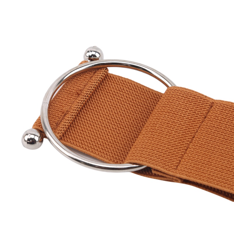 Thắt Lưng Nữ Khóa Tròn Co Giãn Kiểu Dáng Đơn Giản Thời Trang