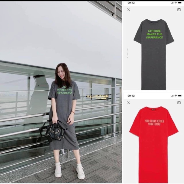 Váy Zara đỏ used