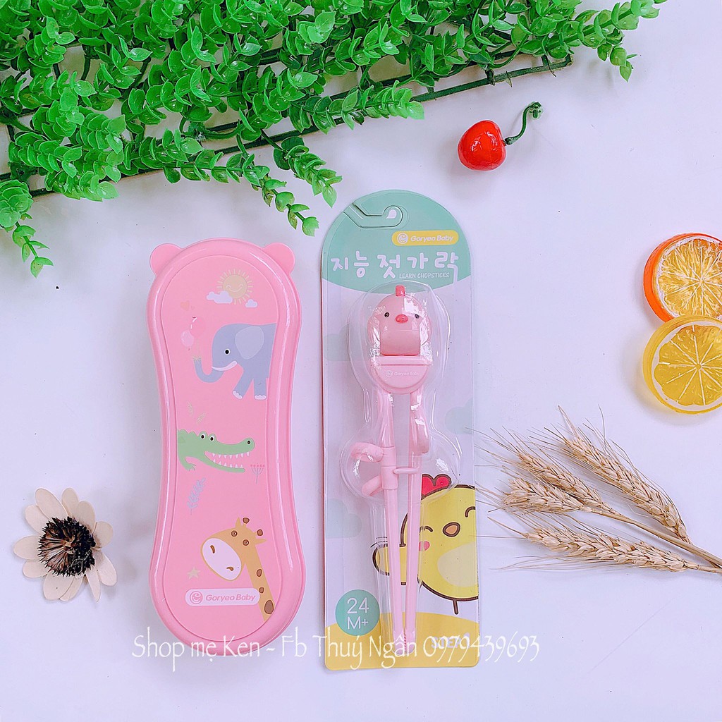 {RẺ VÔ ĐỊCH} Bộ thìa dĩa đũa Goryeo Baby xuất Hàn