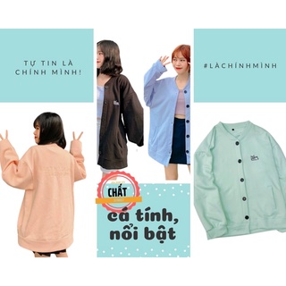 FREESHIP 50 - Áo Khoác Nỉ Form Rộng Bomber PUPPY Cadigan Ulzzang