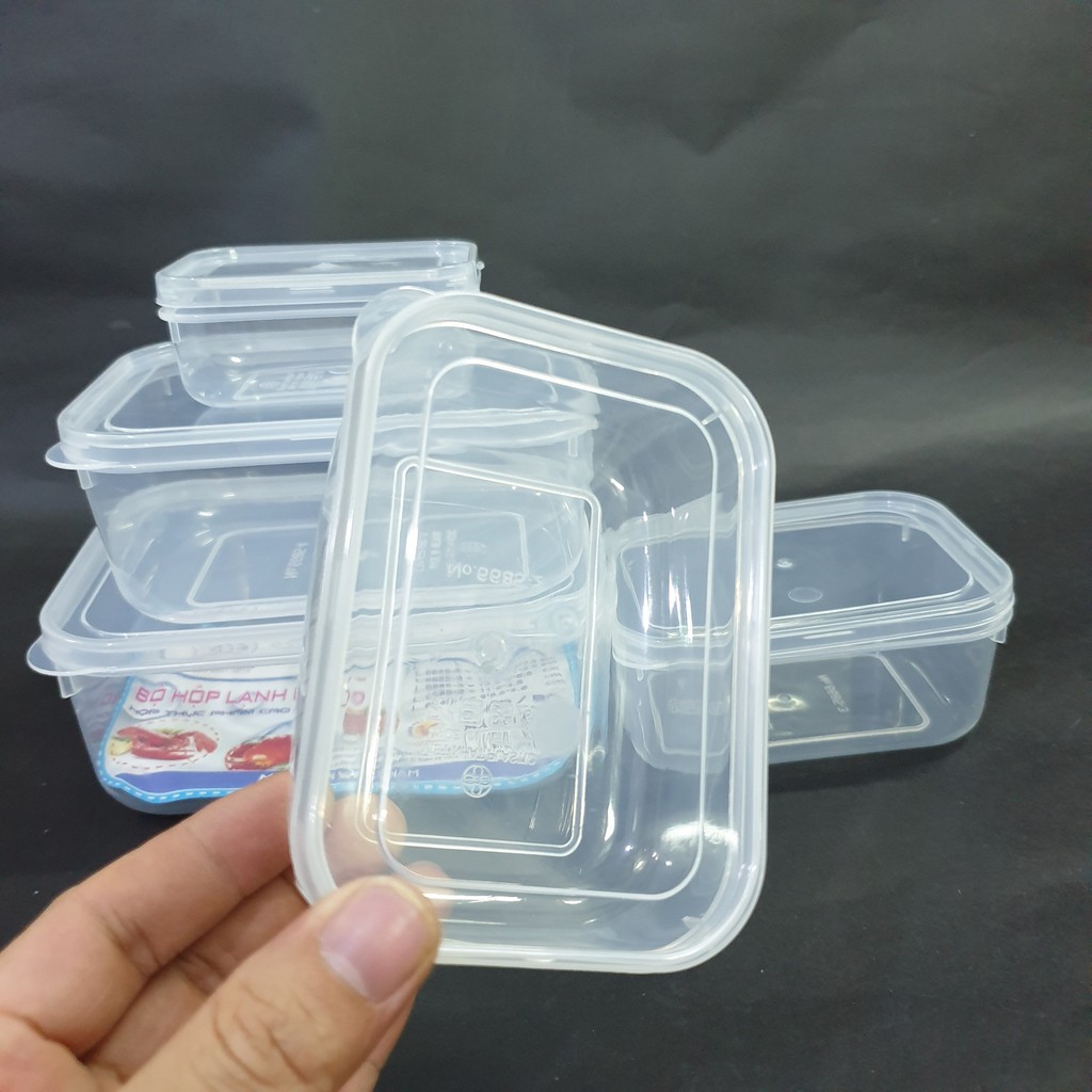Hộp Đựng Đồ Đa Năng Việt Nhật ,Hộp Đựng Thực Phẩm Đồ Ăn Để Tủ Lạnh Có Nắp Khóa Tiện Dụng