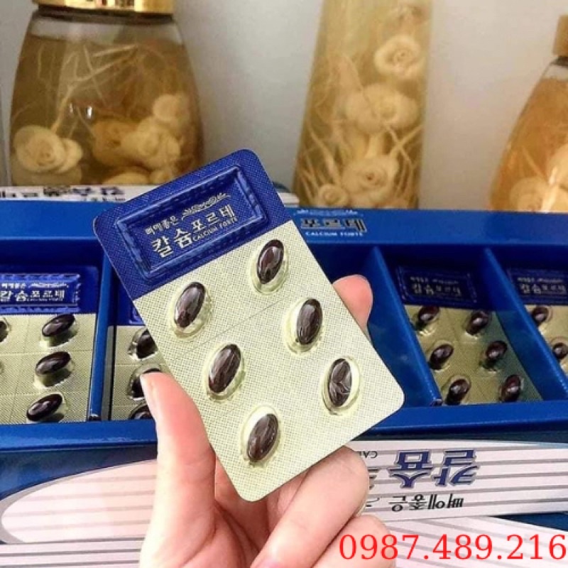 Viên Canxi Hanmi Hàn Quốc, Hộp đỏ 120 viên