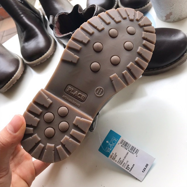 Boot da cao cổ nâu Place | BigBuy360 - bigbuy360.vn