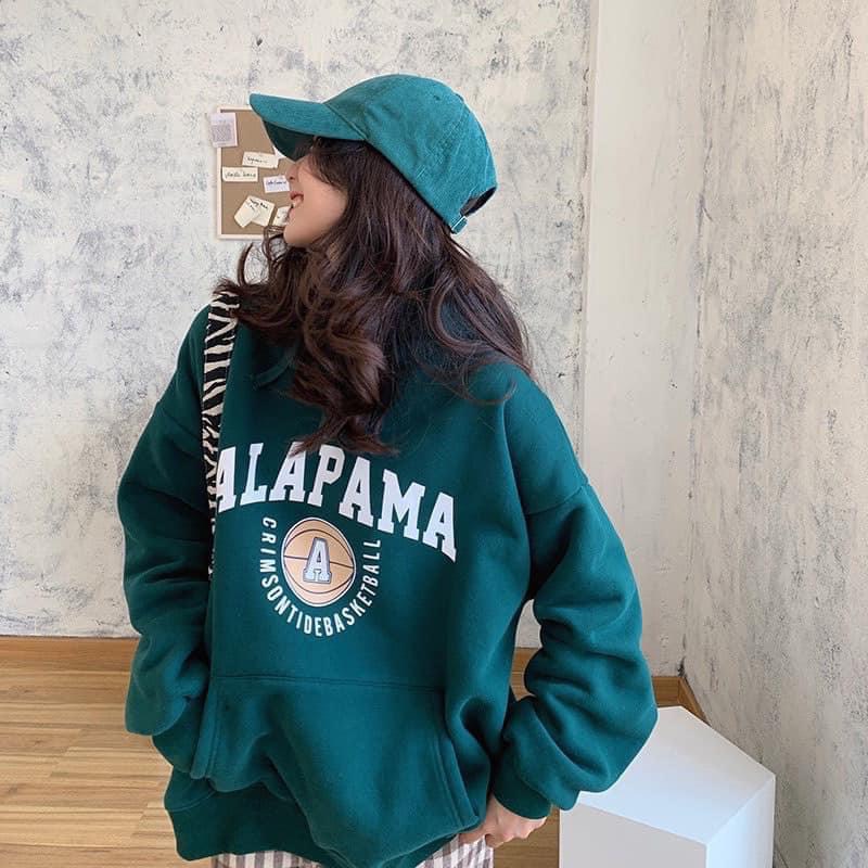 Áo hoodie nữ nam siêu xinh ALA, Áo hôdie UNISEX lên dáng siêu xinh mũ 2 lớp