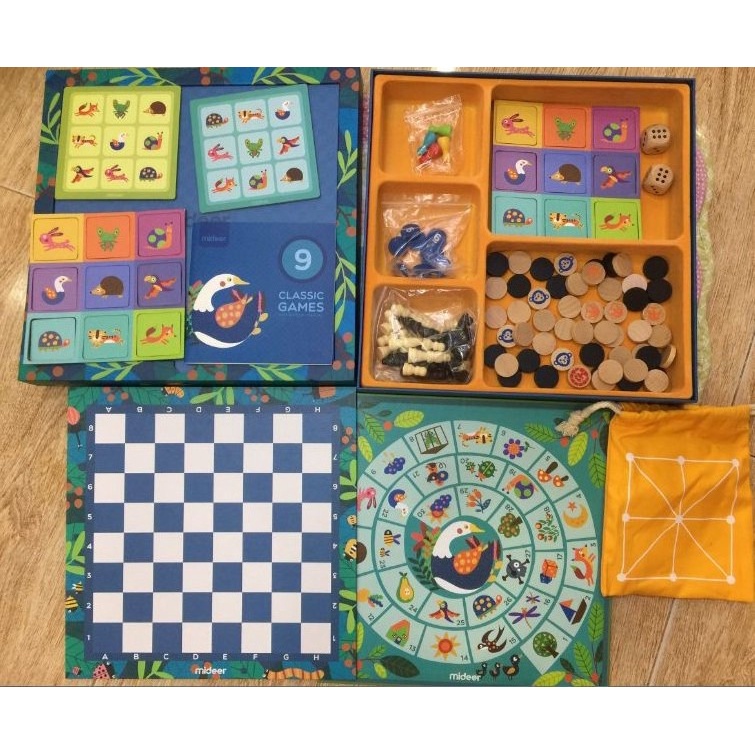 BỘ TRÒ CHƠI  Ổ ĐIỂN CLASSIC BOARD GAME 9in, GAME MIDEER