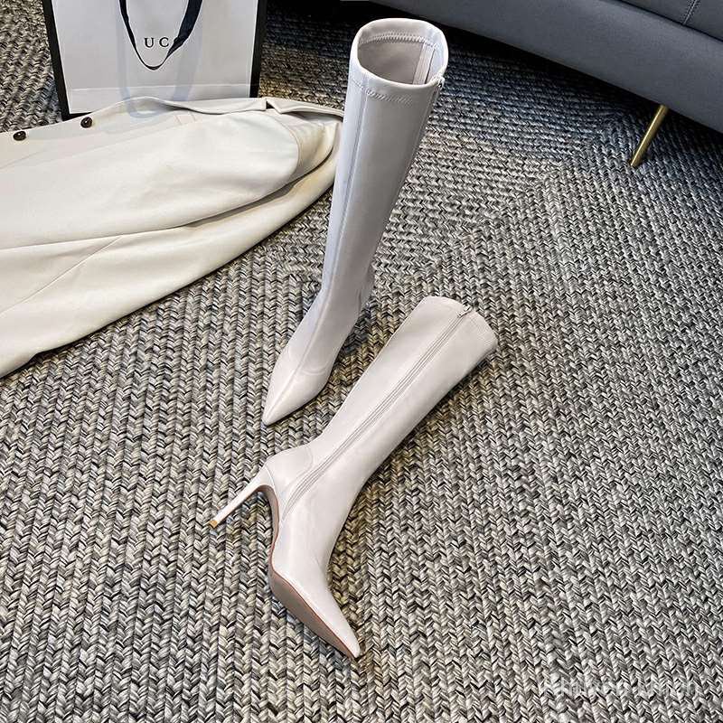 Giày bốt mũi nhọn thiết kế thời trang mùa thu đông cho nữ