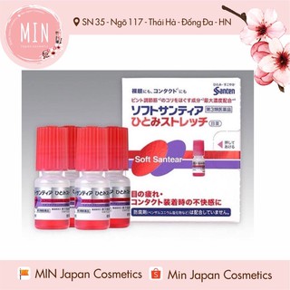 Nhỏ mắt Soft.Santear Hitomi Stretch set 4 hộp