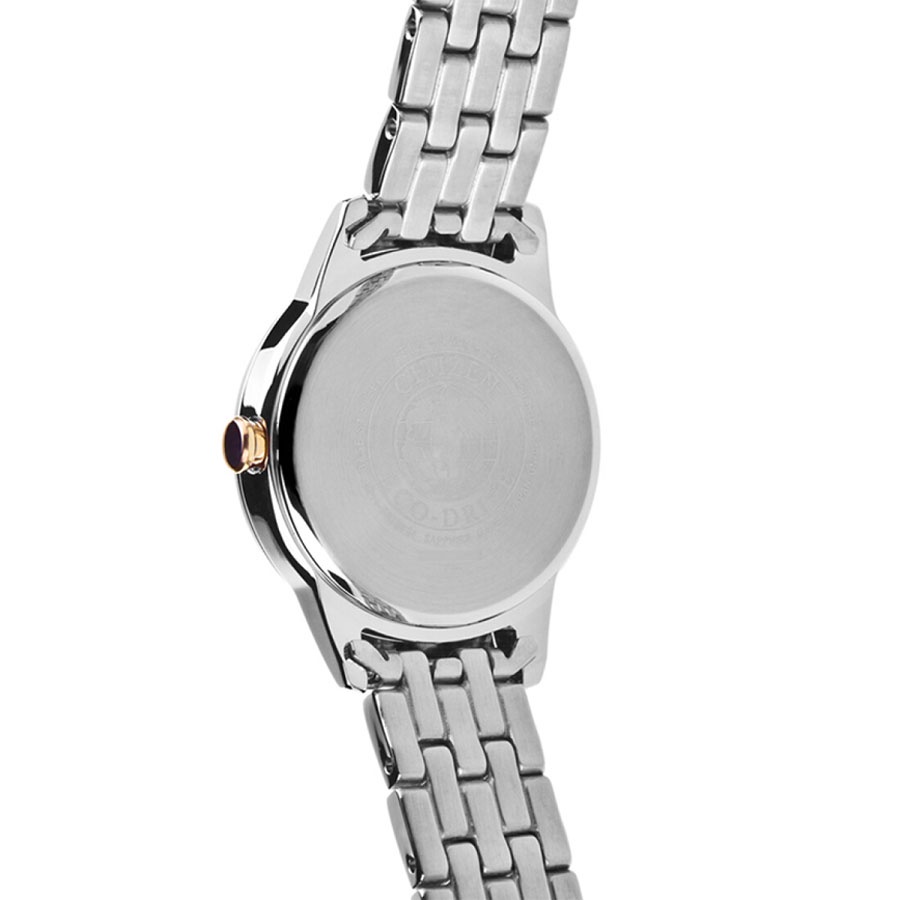 Đồng Hồ Nữ Citizen Dây Thép Không Gỉ EW2234-55E - Mặt Đen (Sapphire)