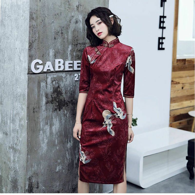 Sườn xám cách tân trung hoa loại đẹp | BigBuy360 - bigbuy360.vn
