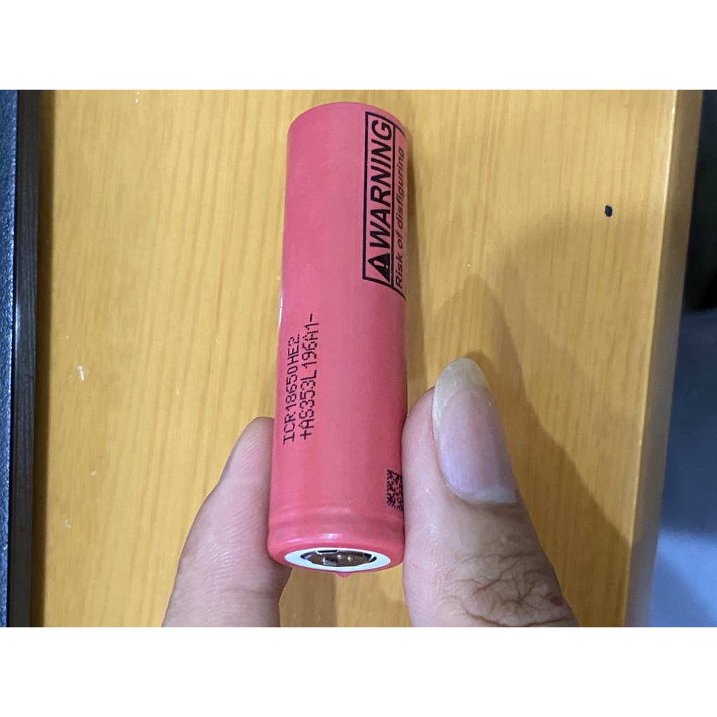 Cell pin 18650 cũ chính hãng LG HE2 dung lượng 2500mAh dòng xả cao 20A - KLH DIY