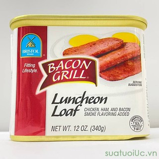 Thịt hộp Bristol Bacon Grill 340g - Nhập Khẩu Mỹ