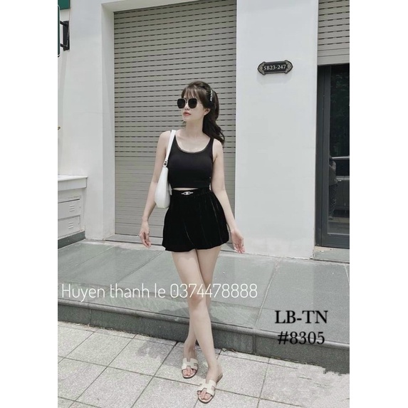 QUẦN SHORT NHUNG PHÔNG CẠP CHUN TAG SẮT LOẠI 1 MS21100