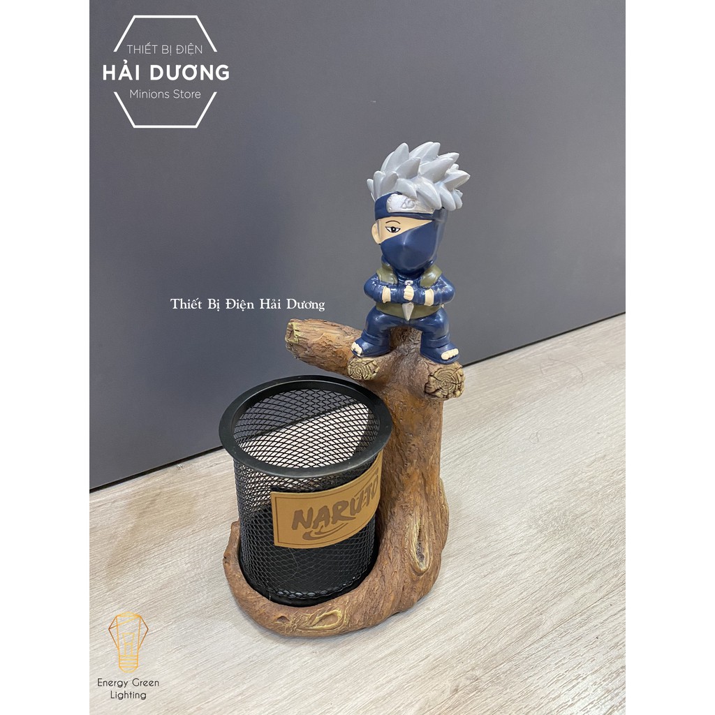 Ống đựng bút siêu dễ thương mô hình chibi Naruto - Kakashi - Người Nhện - Trang trí căn phòng decor vintage