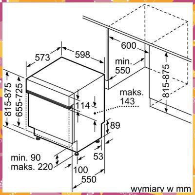 Máy rửa bát âm tủ Bosch SMI46KS01E - Seri 4 TGB dung tích rửa 13 bộ chén bát ( Xuất sứ Thổ Nhĩ Kỳ - BH 3 NĂM )