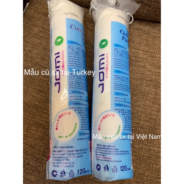 ⚡️Combo 30 BÔNG TẨY TRANG JOMI 120 miếng - Ipek_Shop