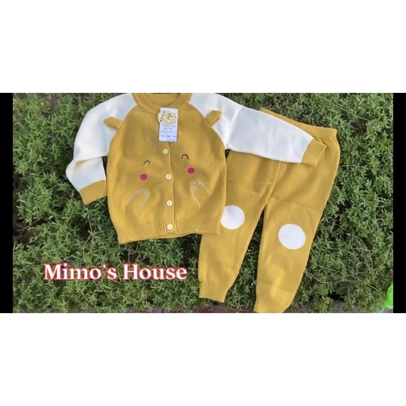 Bộ len Cool Baby xuất Hàn chất đanh đẹp cho bé