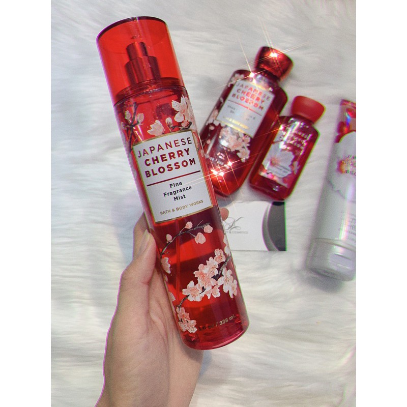 NEW 2020 Sản Phẩm Tắm Lotion Xịt Thơm Toàn Thân Bath &amp; Body Works - Japanese Cherry Blossom