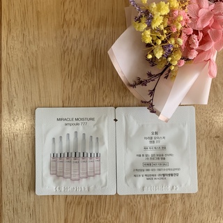 Gói 1ml tinh chất huyết thanh 777 Ohui siêu dưỡng ẩm dưỡng trắng và căng bóng da - Miracle Moisture Ampoule Ohui 777