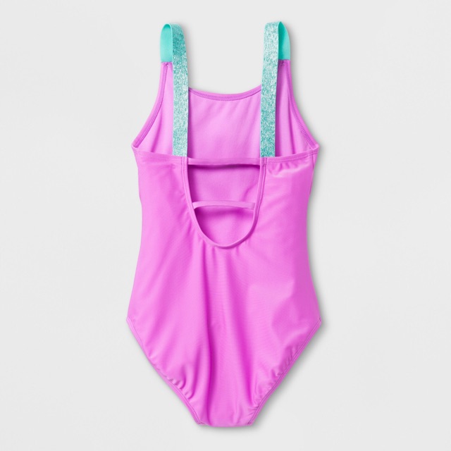 Bikini cho bé gái một mảnh sò tím  chống nắng, nóng,SPF 50+, xuất dư xịn, kèm hình thật AMGOBET Ct&J02