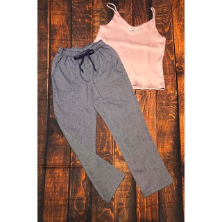 TSN035- Quần Linen suông
