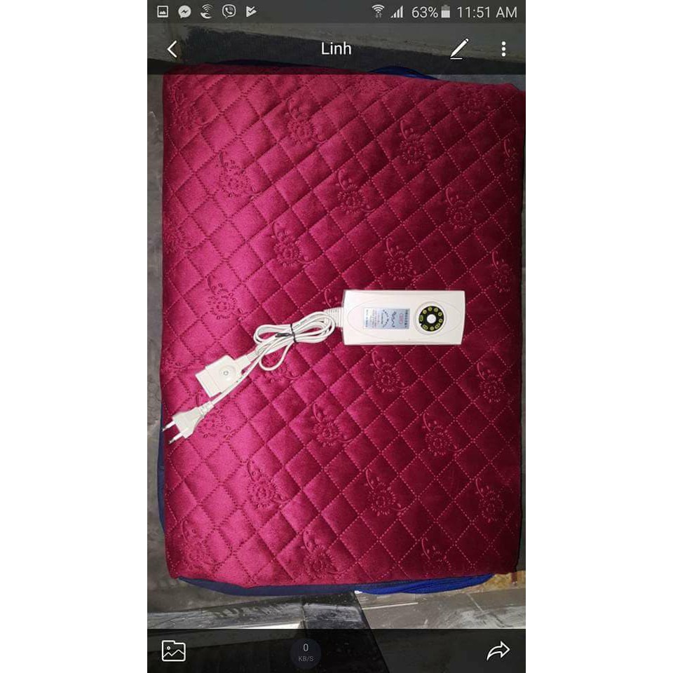 Chăn nhung điện Hàn Quốc